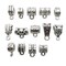 125 Pieces Mixed Antique Tibetan Silver Bail Tube Beads,Spacer Bead,Bail Beads,Bead Hanger Fit Charm European Bracelet Pendant (M079)